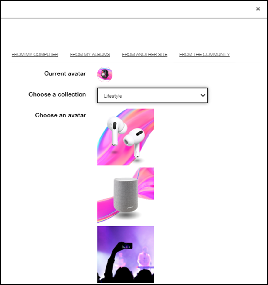 Three_Pat_2-1655912415326.png Image depicting the avatar selection page on 3Community.
