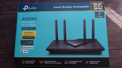 TP-Link - Archer AX3000 Pro Dual-Band Wi-Fi 6 Router - Black