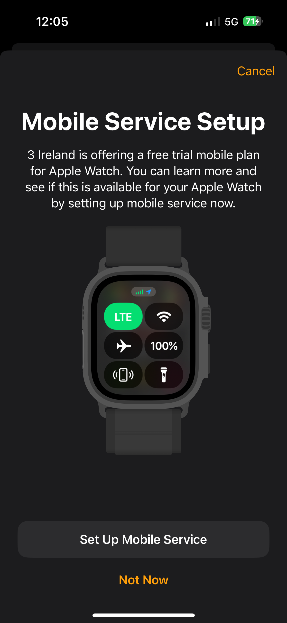 Adding apple watch to cellular plan online