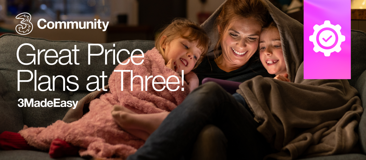 Great Price Plans at Three!