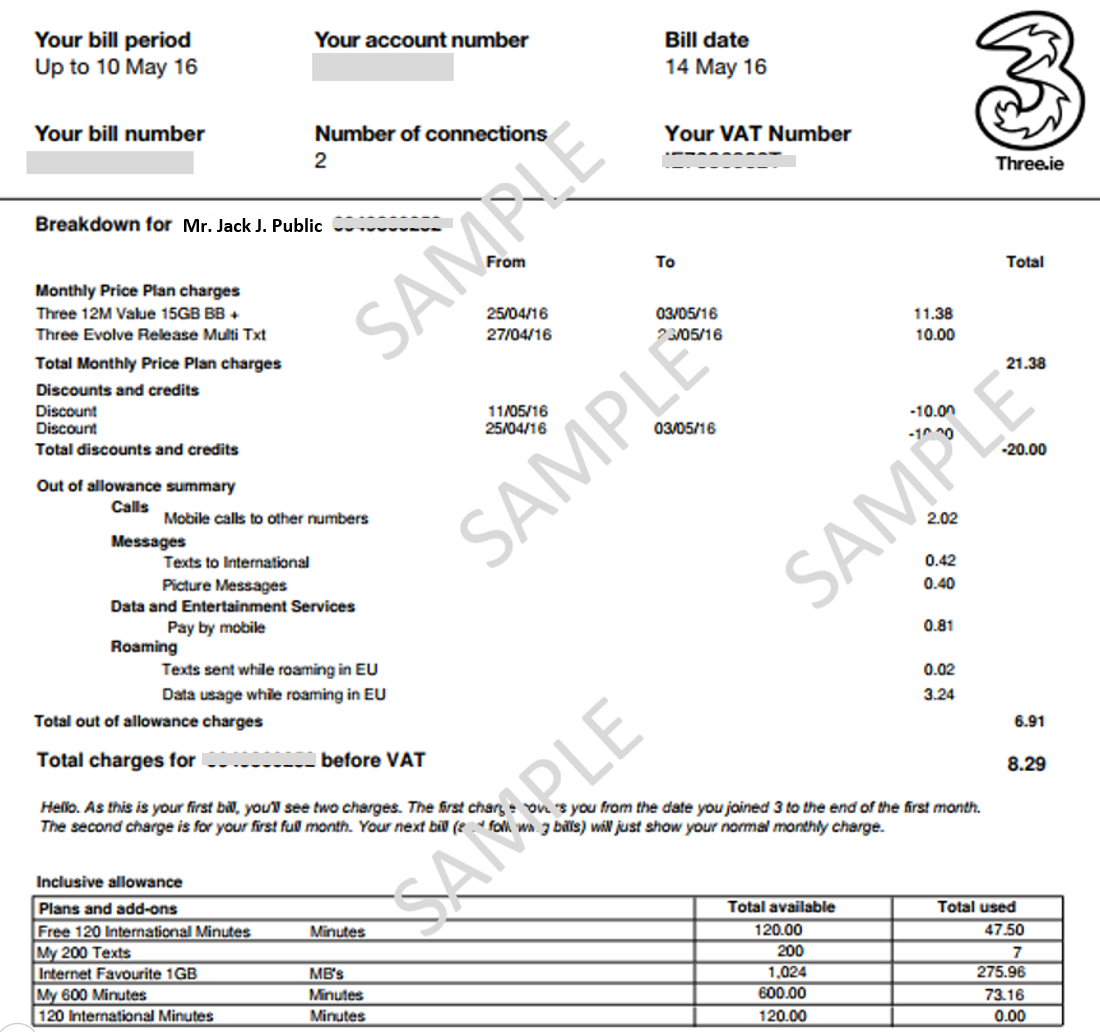 Your Bill Explained