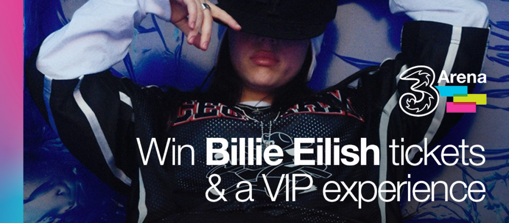 Win Billie Eilish Tickets & a VIP experience with Three+.png Win Billie Eilish Tickets & a VIP experience with Three+.png